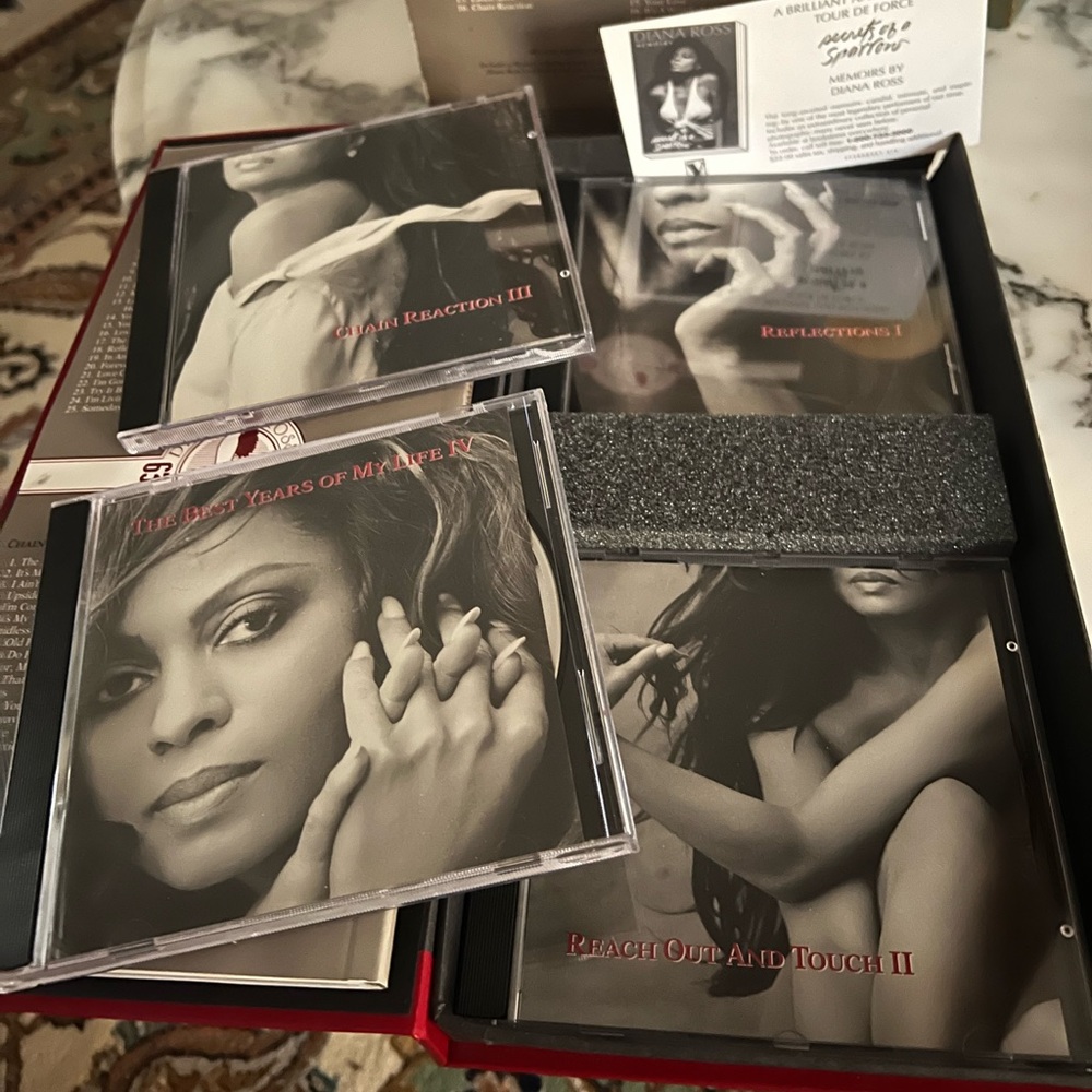 1993 Forever Diana Ross Musical Memoirs 4 CD Box Set - Picture 5 of 6